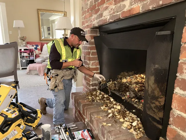 Safe screening installation by Lake Wylie Chimney Sweep in Lake Wylie, SC