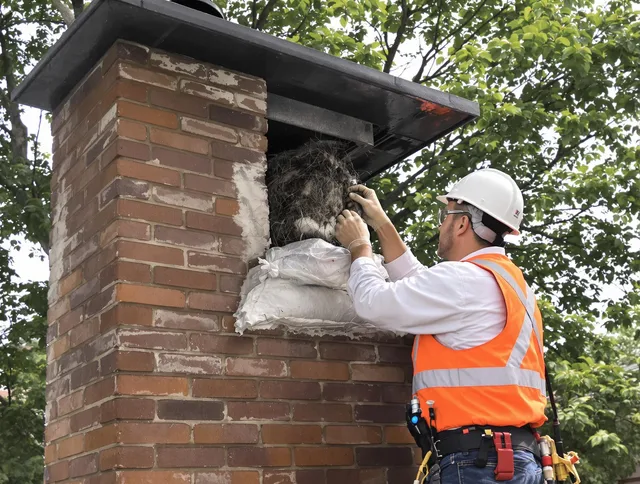 Humane removal of debris and animals by Lake Wylie Chimney Sweep in Lake Wylie, SC