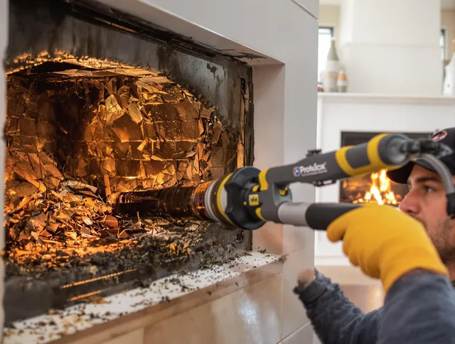 Professional chimney cleaning by Lake Wylie Chimney Sweep in Lake Wylie, SC