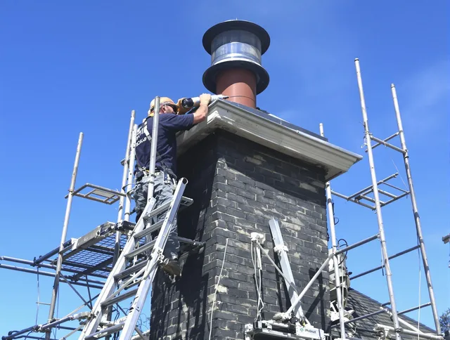 Sturdy chimney crown finished by Lake Wylie Chimney Sweep in Lake Wylie, SC