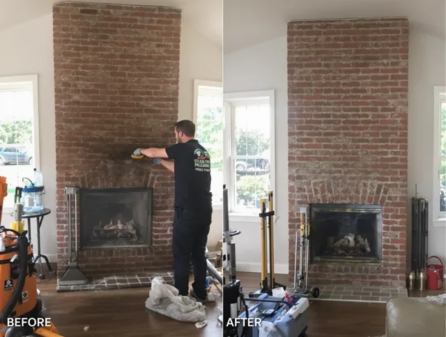 Finished chimney sweeping service by Lake Wylie Chimney Sweep in Lake Wylie, SC