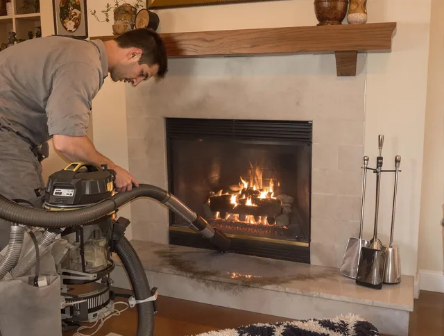 Routine fireplace upkeep by Lake Wylie Chimney Sweep in Lake Wylie, SC