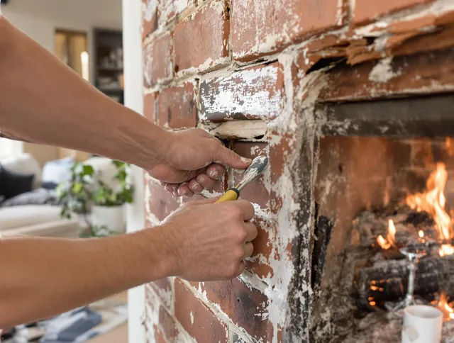 Routine fireplace repair by Lake Wylie Chimney Sweep in Lake Wylie, SC