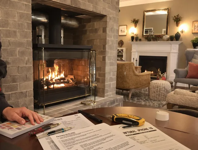 Lake Wylie Chimney Sweep verifying fireplace safety measures in Lake Wylie, SC